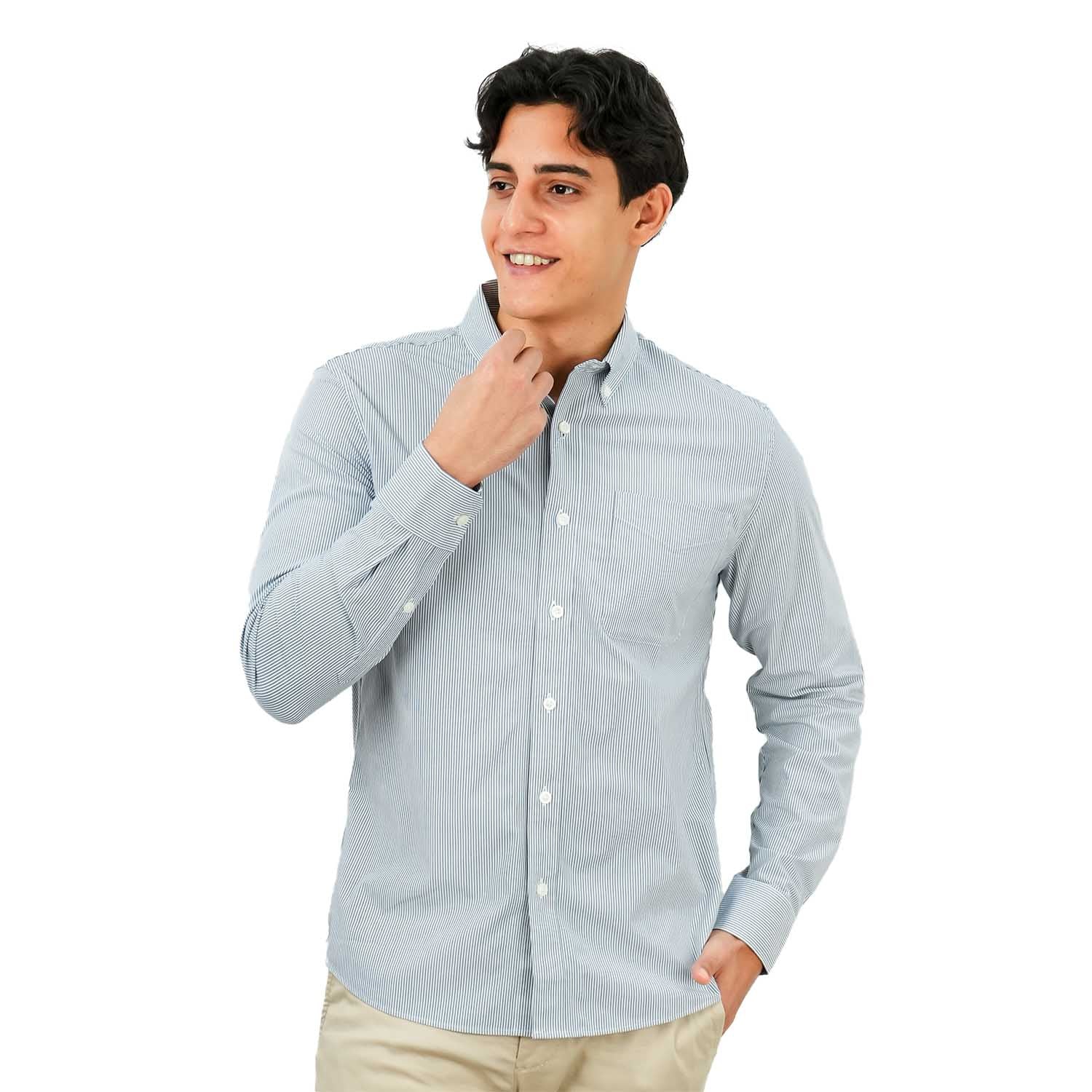 Men's Bamboo Blend Twill Shirt | Slim Fit, Cool Comfort