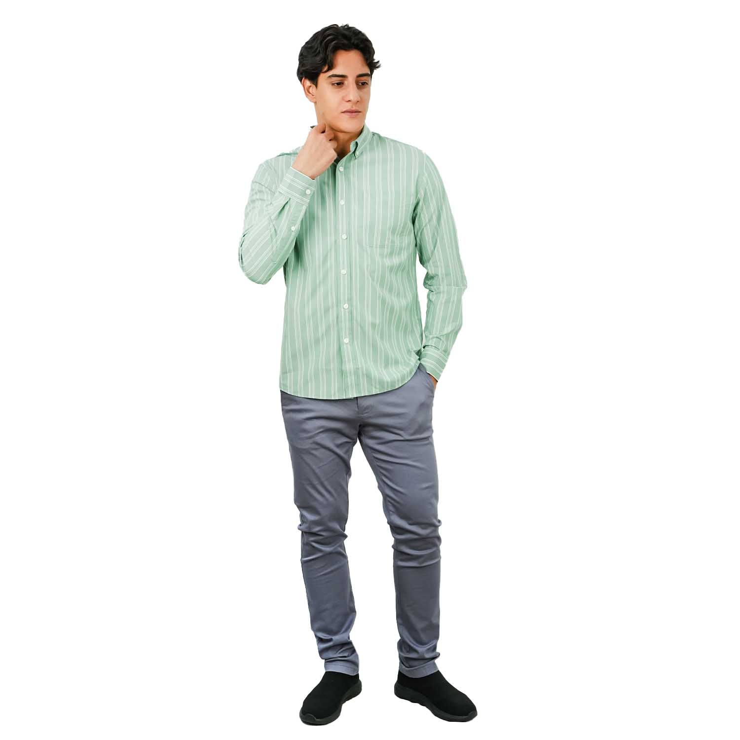 Men's Bamboo Blend Twill Shirt | Slim Fit, Cool Comfort
