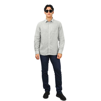 Men's Linen Cotton Poplin Shirt
