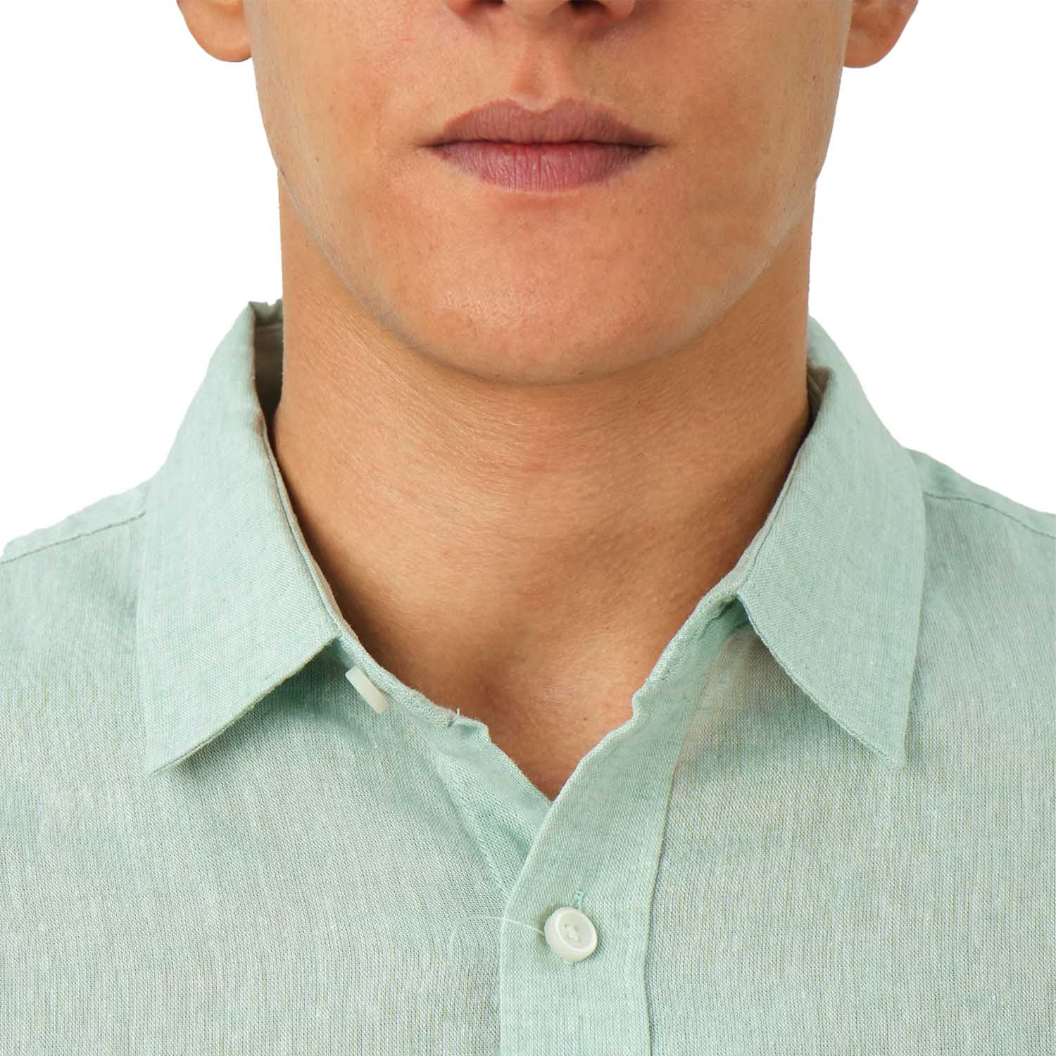 Men's Linen Cotton Poplin Shirt
