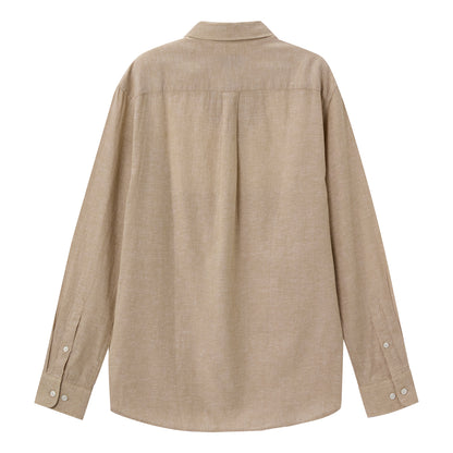 Men's Linen Cotton Poplin Shirt