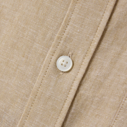Men's Linen Cotton Poplin Shirt