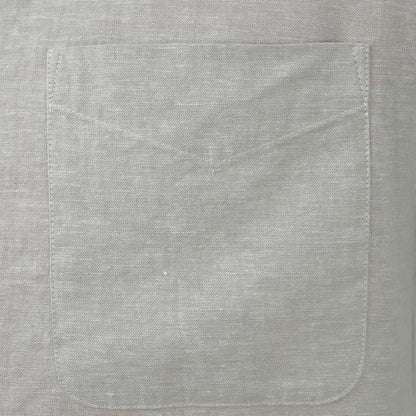 Men's Linen Cotton Poplin Short Sleeve Shirt