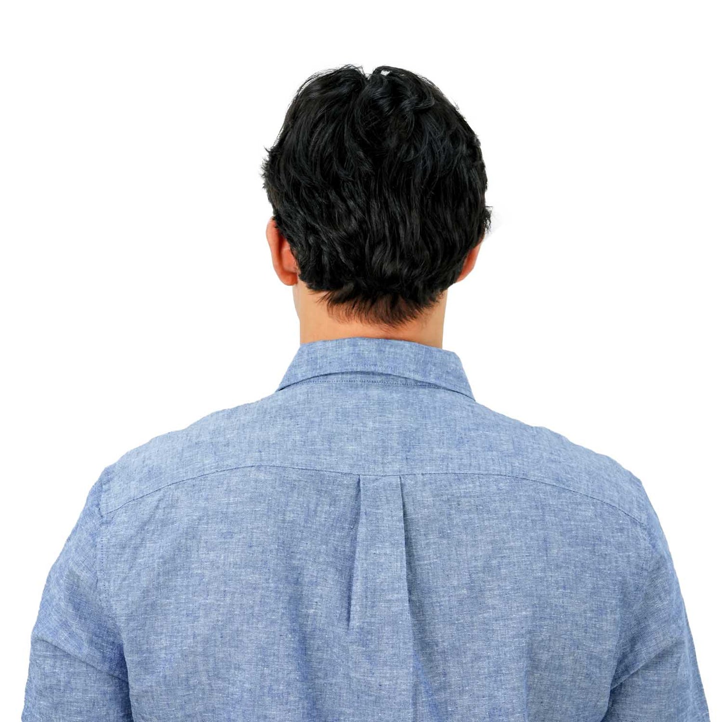 Men's Linen Cotton Poplin Short Sleeve Shirt
