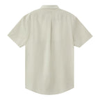 Men's Linen Cotton Poplin Short Sleeve Shirt