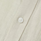 Men's Linen Cotton Poplin Short Sleeve Shirt