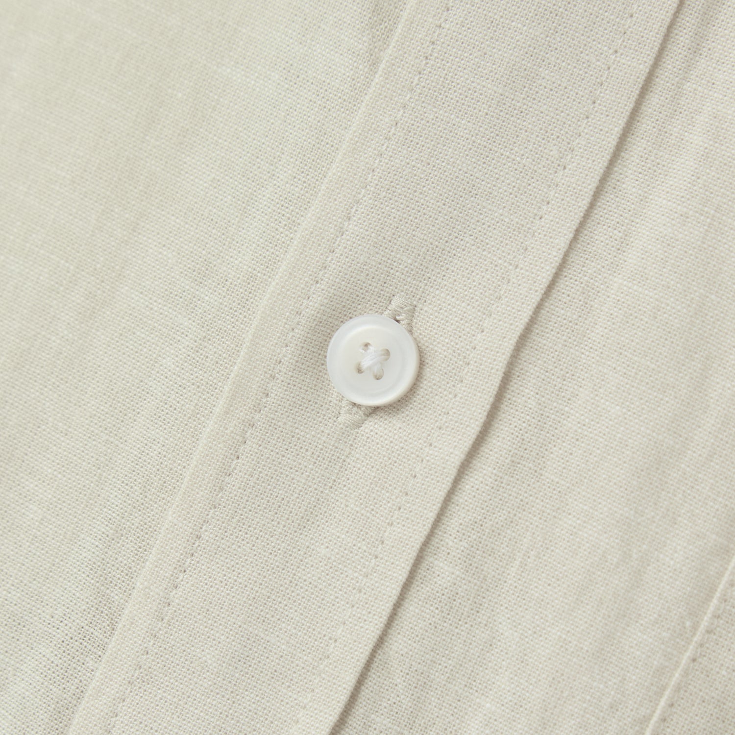 Men's Linen Cotton Poplin Short Sleeve Shirt