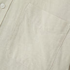 Men's Linen Cotton Poplin Short Sleeve Shirt