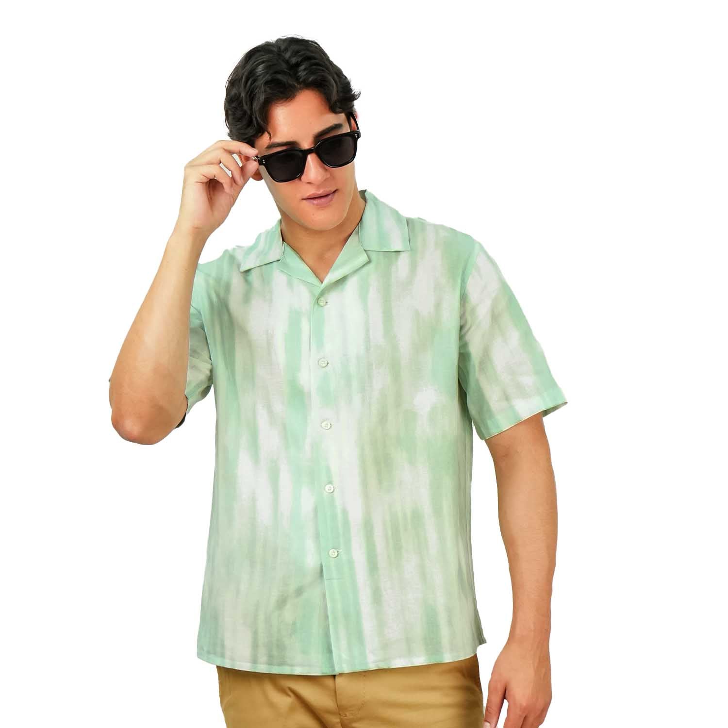 Men's Linen Cotton Poplin Shirt: Relaxed Fit, Breathable & Stylish