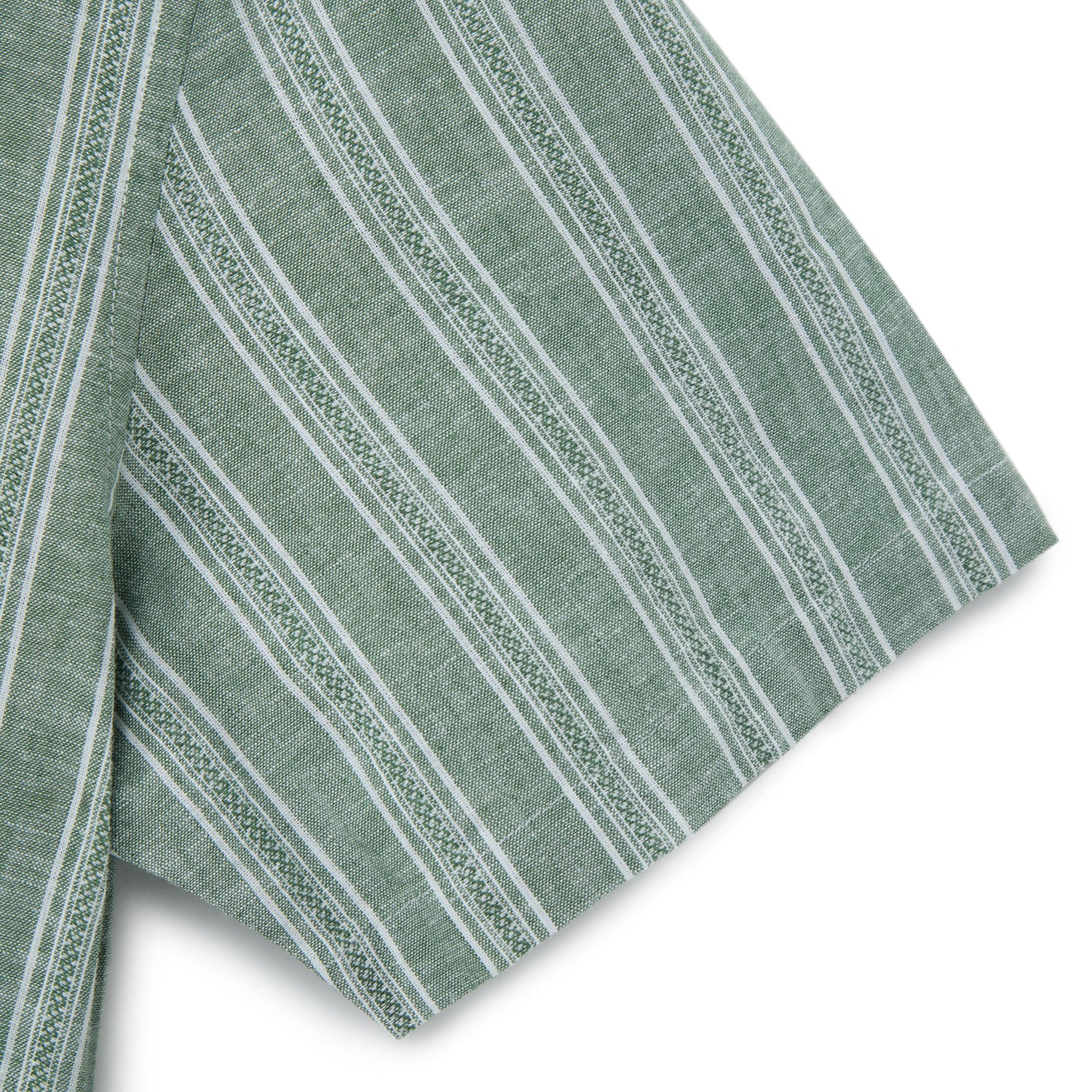 Men's Linen Cotton Poplin Band Collar Shirt | Slim Fit Summer Style