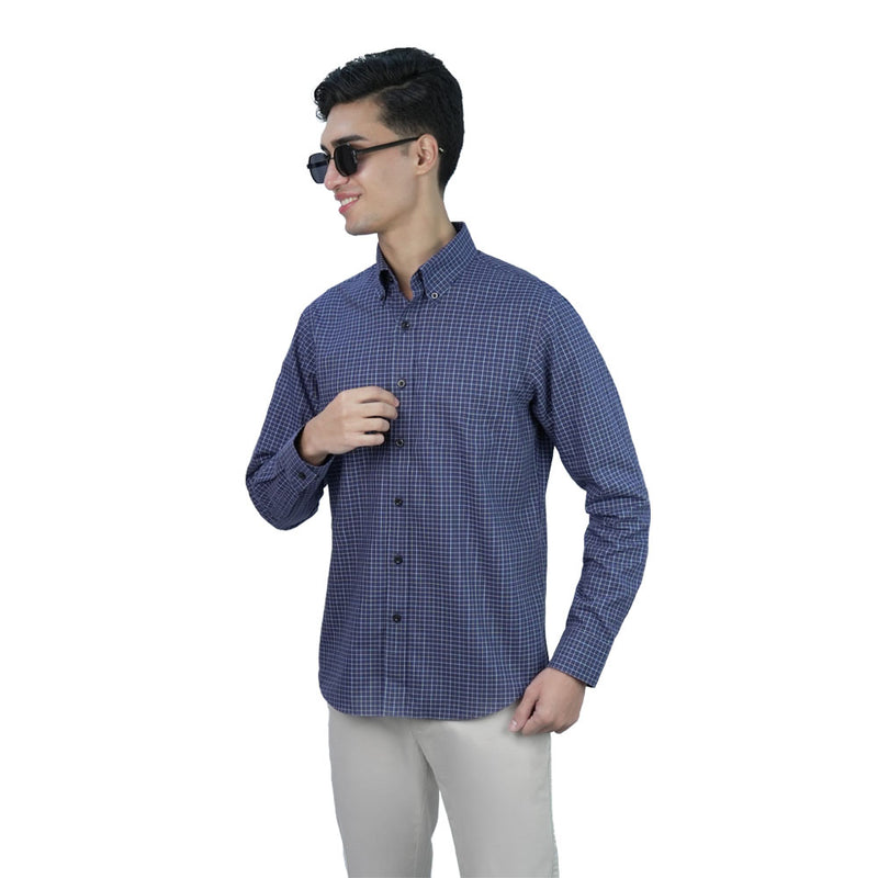 Men’s Cotton Oxford Wrinkle Free Long-Sleeve Shirt