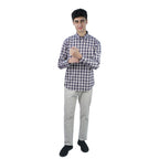 Men’s Cotton Oxford Wrinkle Free Long-Sleeve Shirt