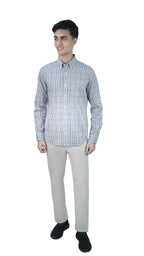 Men’s Cotton Oxford Wrinkle Free Long-Sleeve Shirt