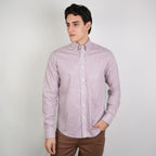 Men’s Cotton Oxford Wrinkle Free Long-Sleeve Shirt