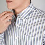 Men’s Cotton Oxford Wrinkle Free Long-Sleeve Shirt