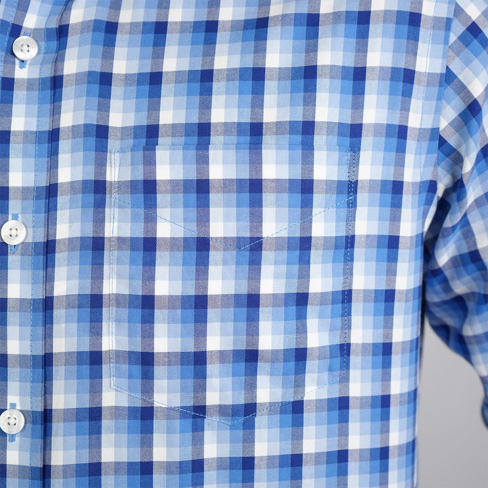 Men’s Cotton Oxford Wrinkle Free Long-Sleeve Shirt