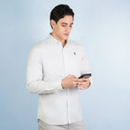 Men's Lion Oxford Printed Long Sleeve Shirt