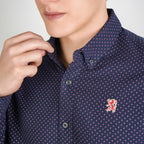 Men's Lion Oxford Printed Long Sleeve Shirt