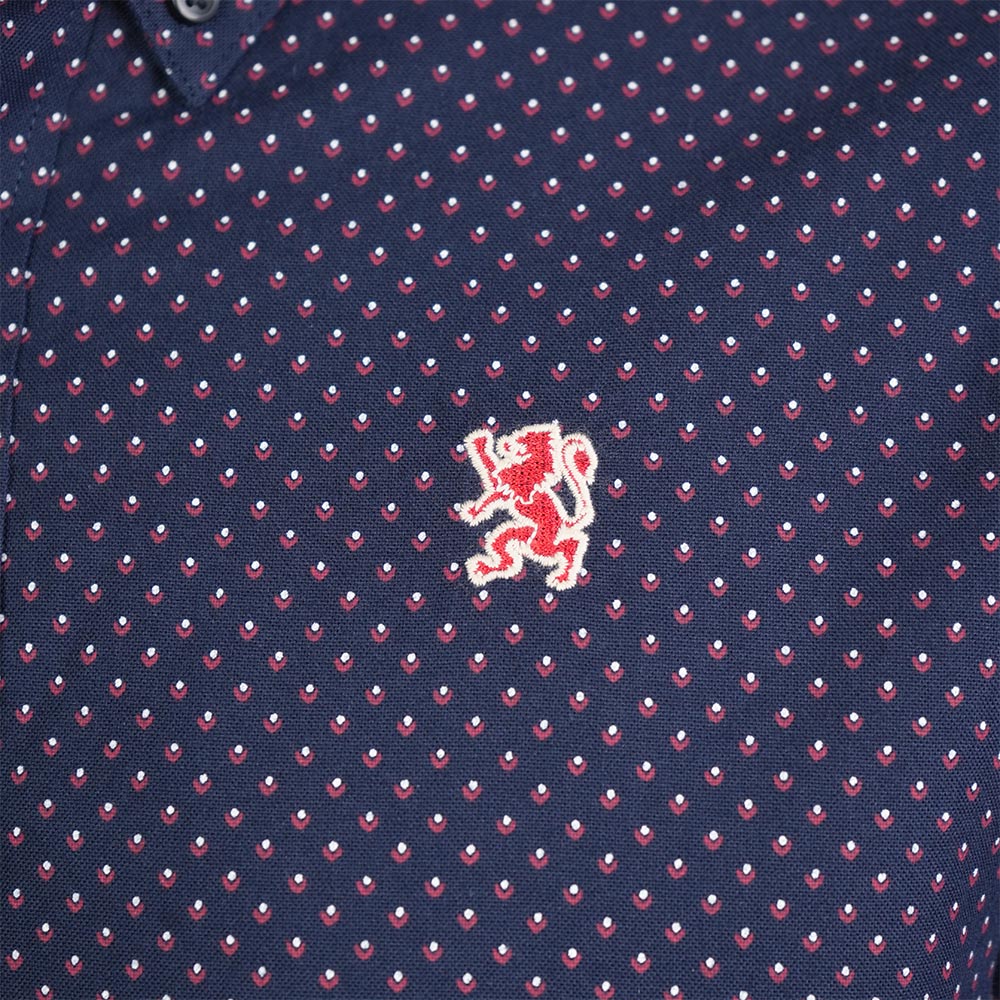Men's Lion Oxford Printed Long Sleeve Shirt