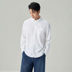 Men Wrinkle Free Cotton Oxford Shirt