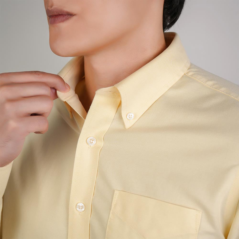 Men Wrinkle Free Cotton Oxford Shirt