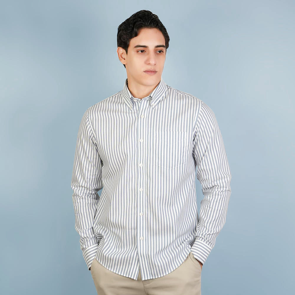 Men Wrinkle Free Regular Fit Oxford Shirt
