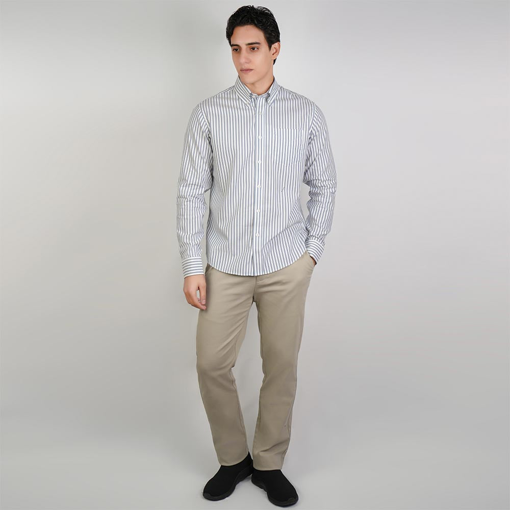 Men Wrinkle Free Regular Fit Oxford Shirt