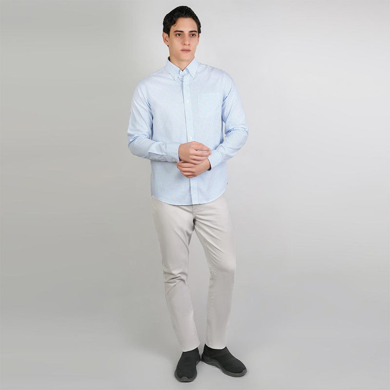 Men Wrinkle Free Regular Fit Oxford Shirt