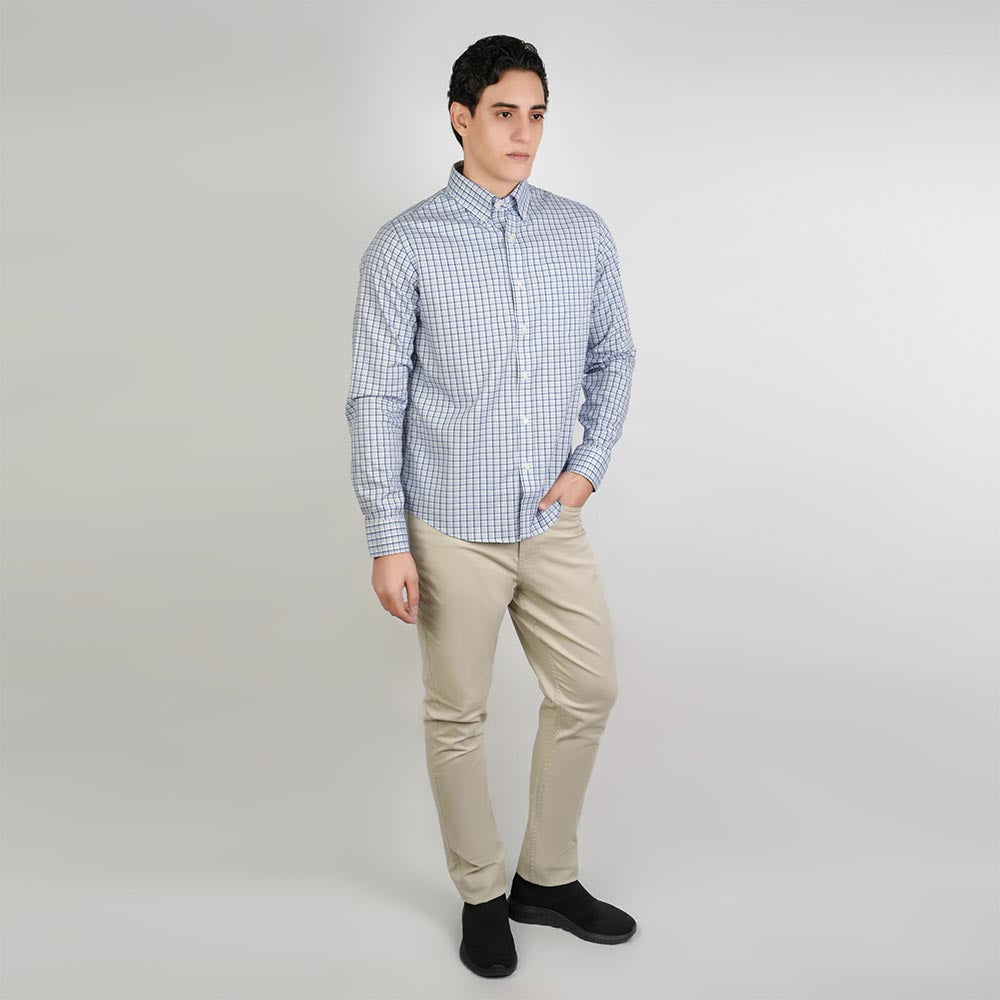 Men Wrinkle Free Regular Fit Oxford Shirt