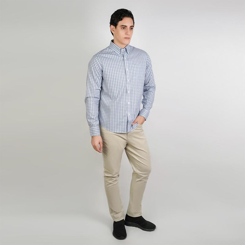 Men Wrinkle Free Regular Fit Oxford Shirt