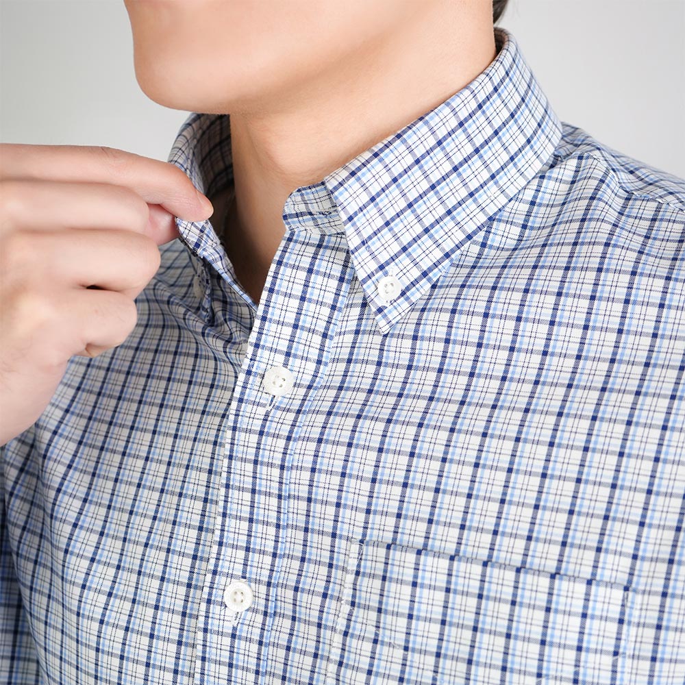 Men Wrinkle Free Regular Fit Oxford Shirt