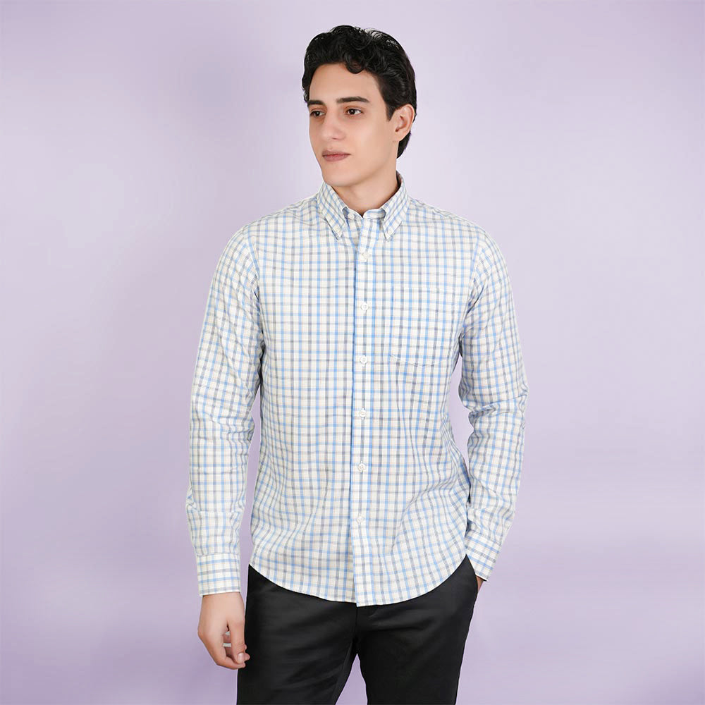 Men Wrinkle Free Regular Fit Oxford Shirt