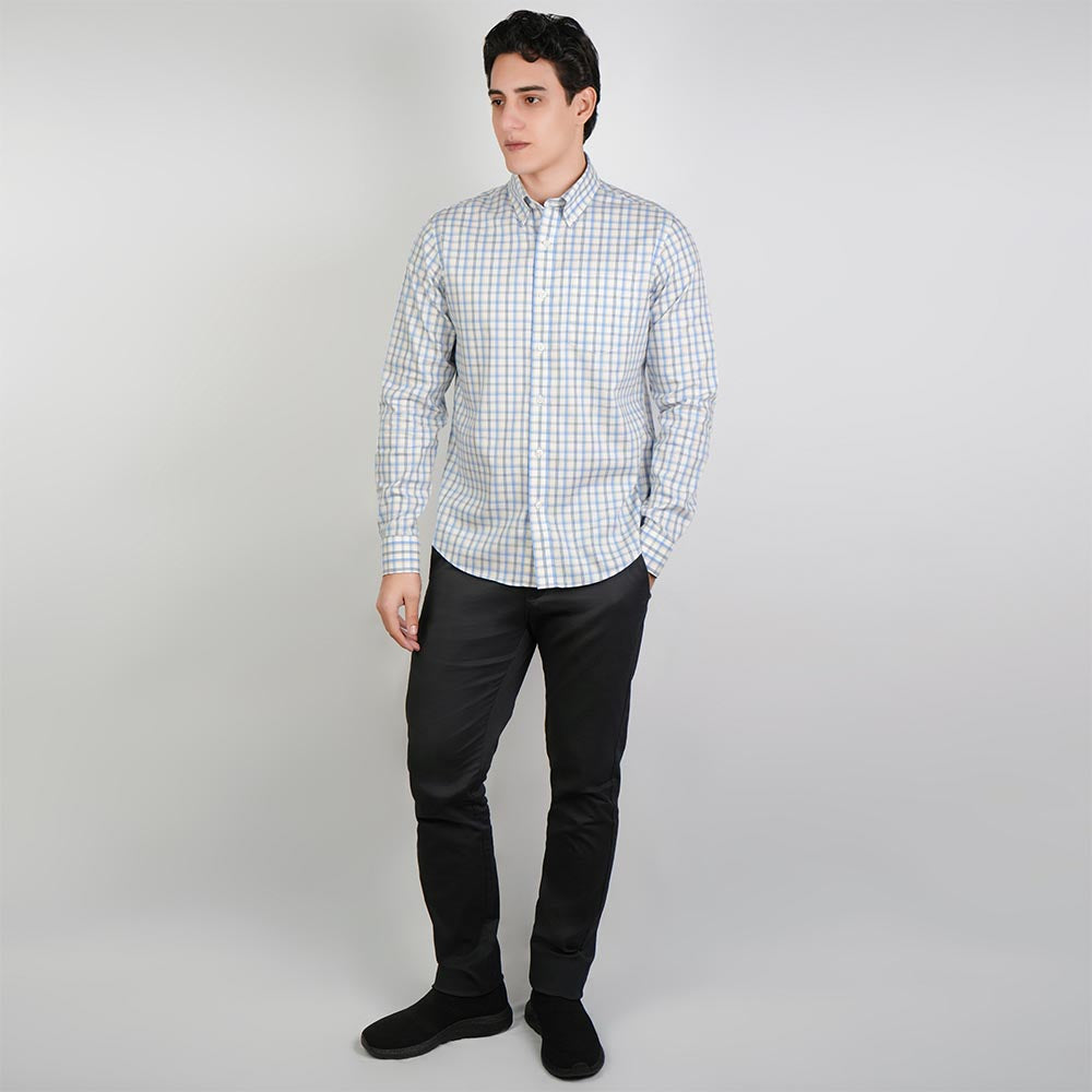 Men Wrinkle Free Regular Fit Oxford Shirt