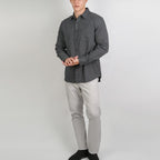 Men's Slim Checked Button-Down Shirt