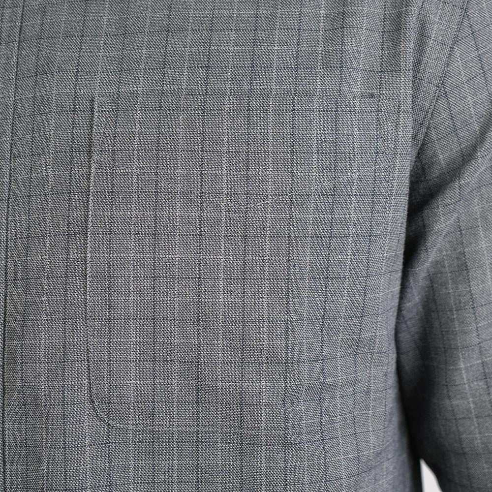 Men's Slim Checked Button-Down Shirt
