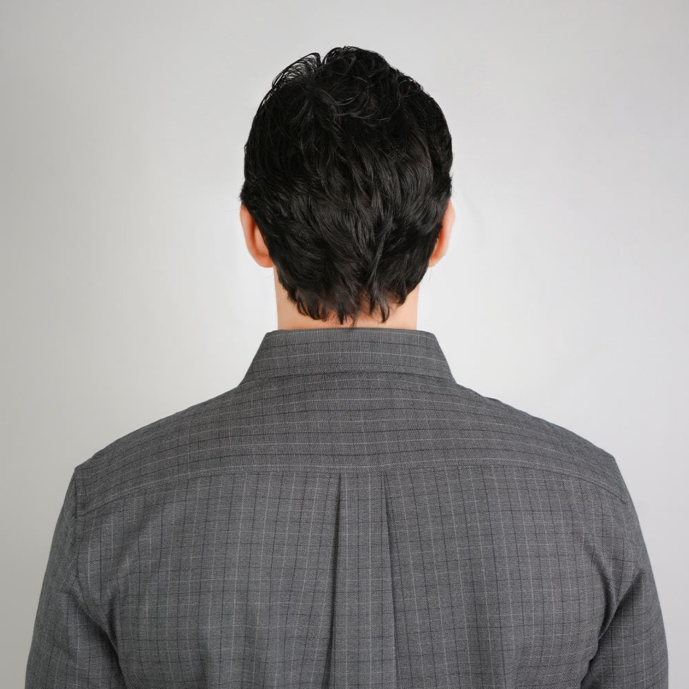 Men's Slim Checked Button-Down Shirt