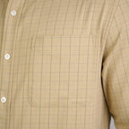 Men's Slim Checked Button-Down Shirt