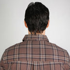 Men Slim Plaid Long Sleeve Button Shirt