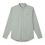 Men’s Cotton Slim Oxford Shirt with Embroidery