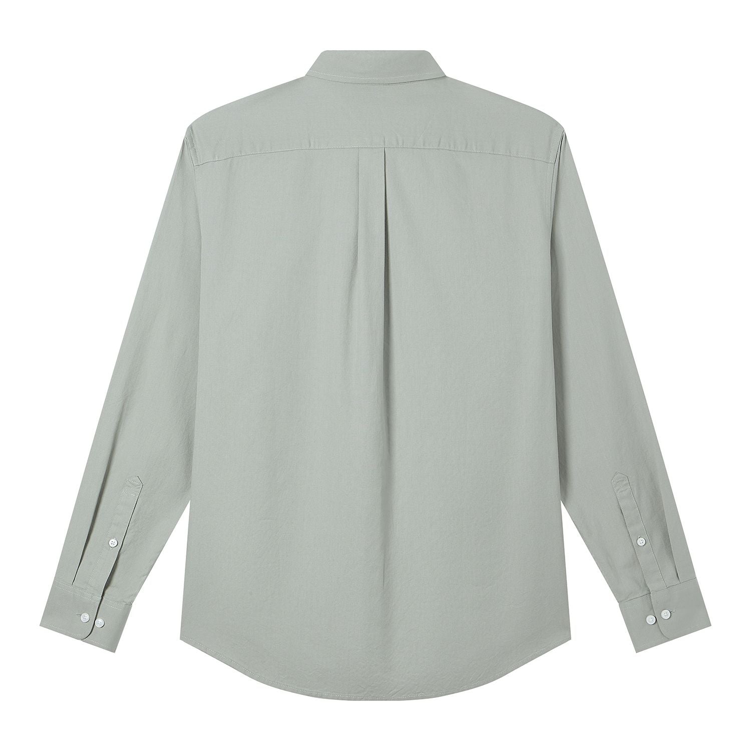 Men’s Cotton Slim Oxford Shirt with Embroidery