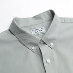 Men’s Cotton Slim Oxford Shirt with Embroidery