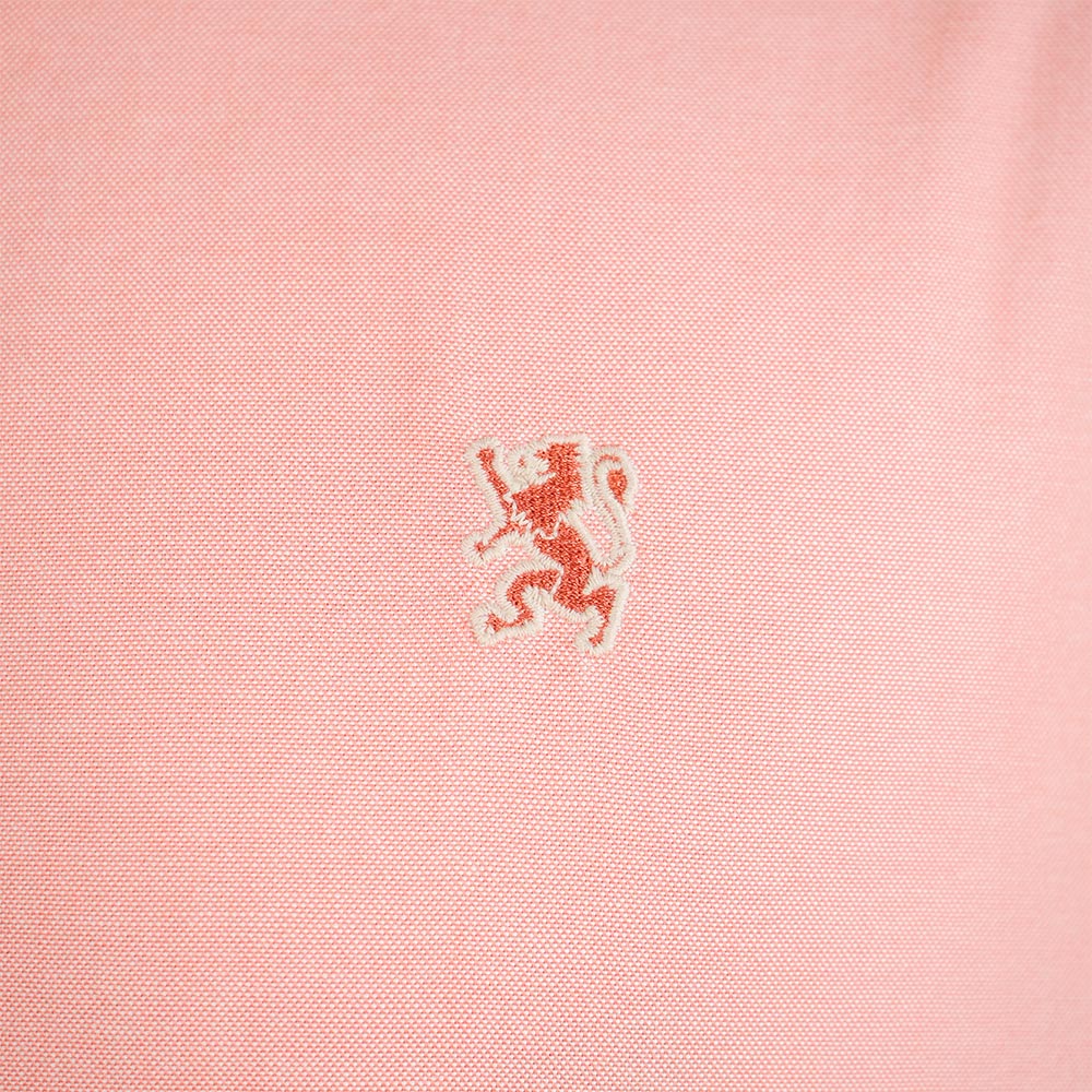 Men’s Cotton Slim Oxford Shirt with Embroidery