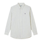 Men’s Cotton Slim Oxford Shirt with Embroidery