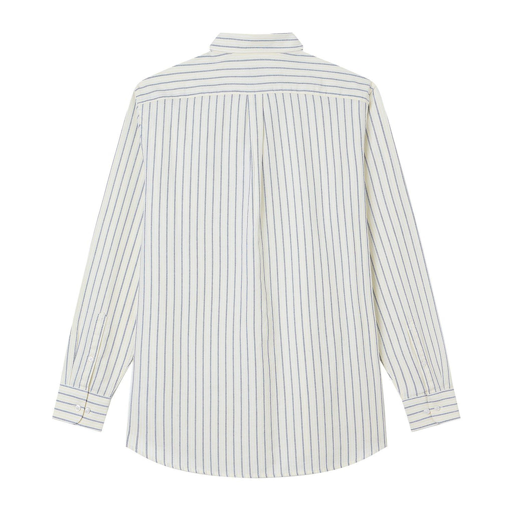 Men’s Cotton Slim Oxford Shirt with Embroidery