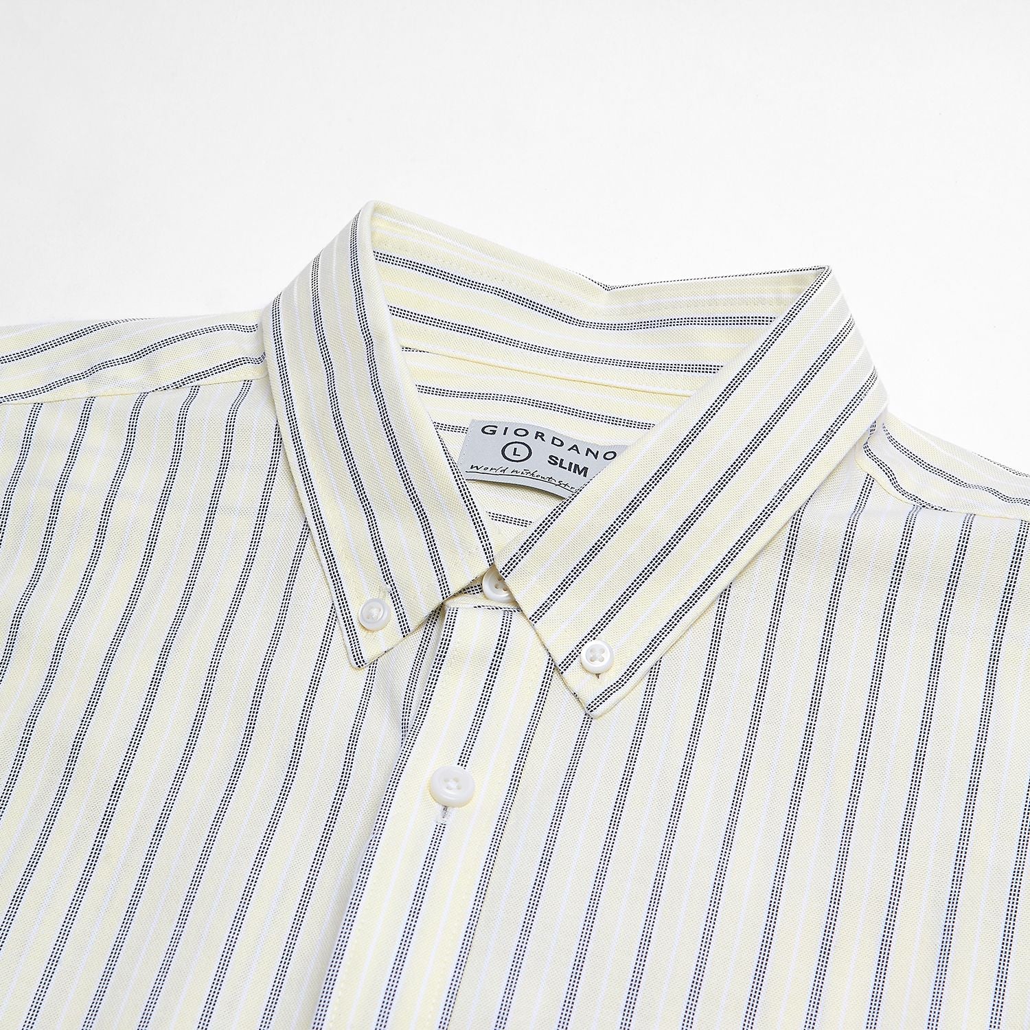 Men’s Cotton Slim Oxford Shirt with Embroidery