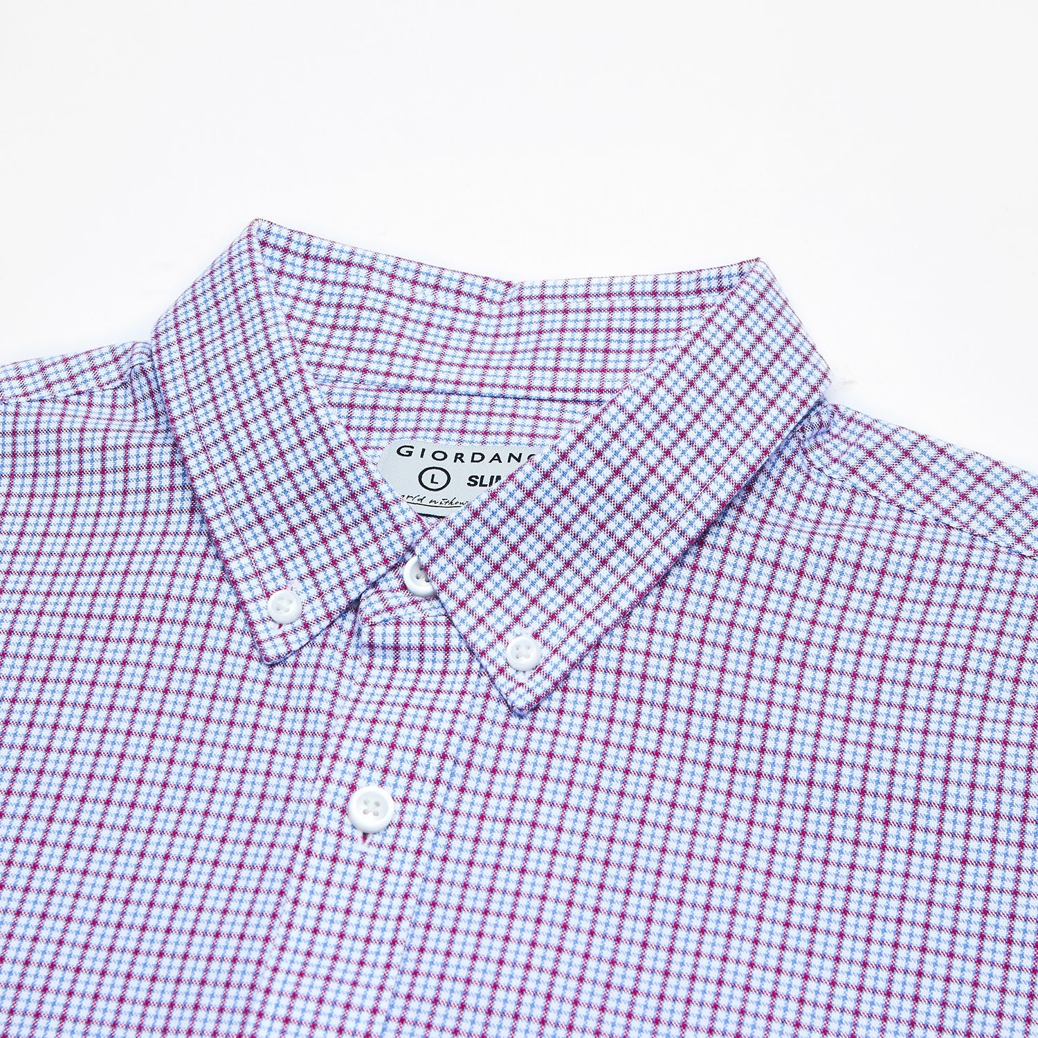 Men’s Cotton Slim Oxford Shirt with Embroidery