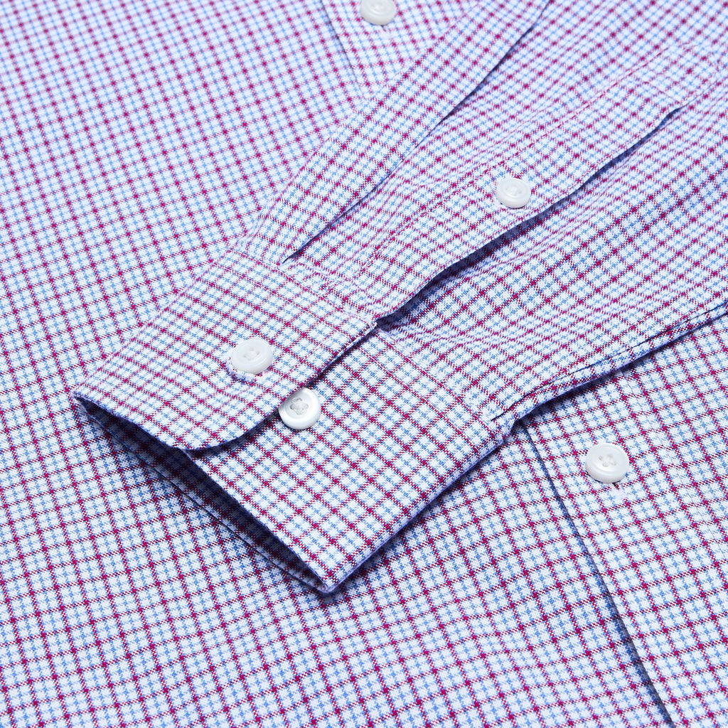 Men’s Cotton Slim Oxford Shirt with Embroidery