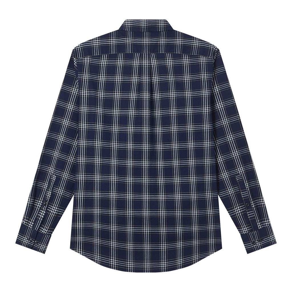Men’s Cotton Slim Oxford Shirt with Embroidery