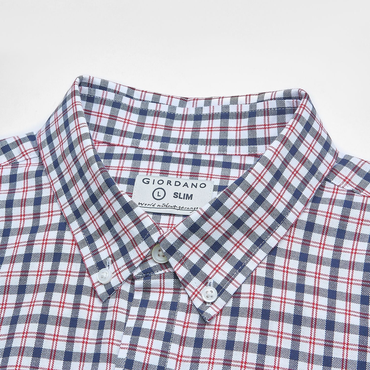 Men’s Cotton Slim Oxford Shirt with Embroidery