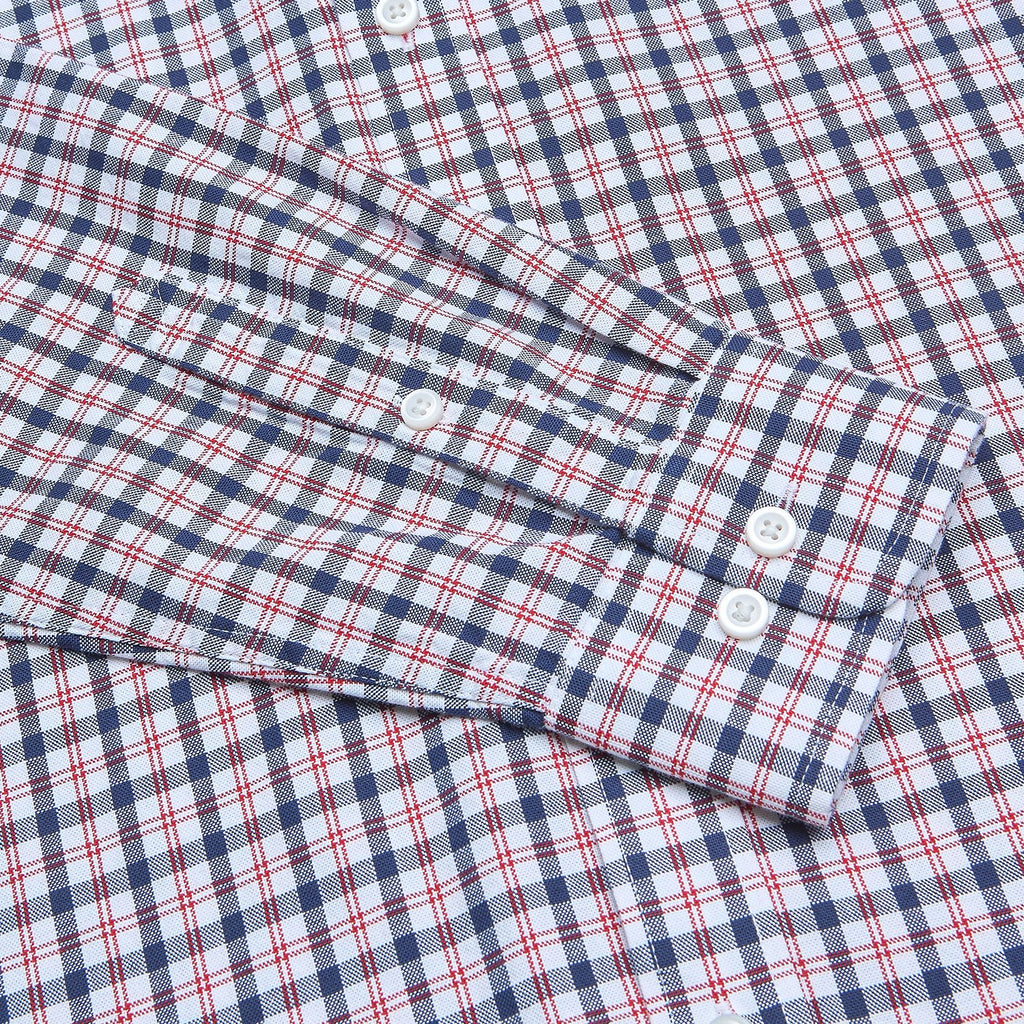 Men’s Cotton Slim Oxford Shirt with Embroidery